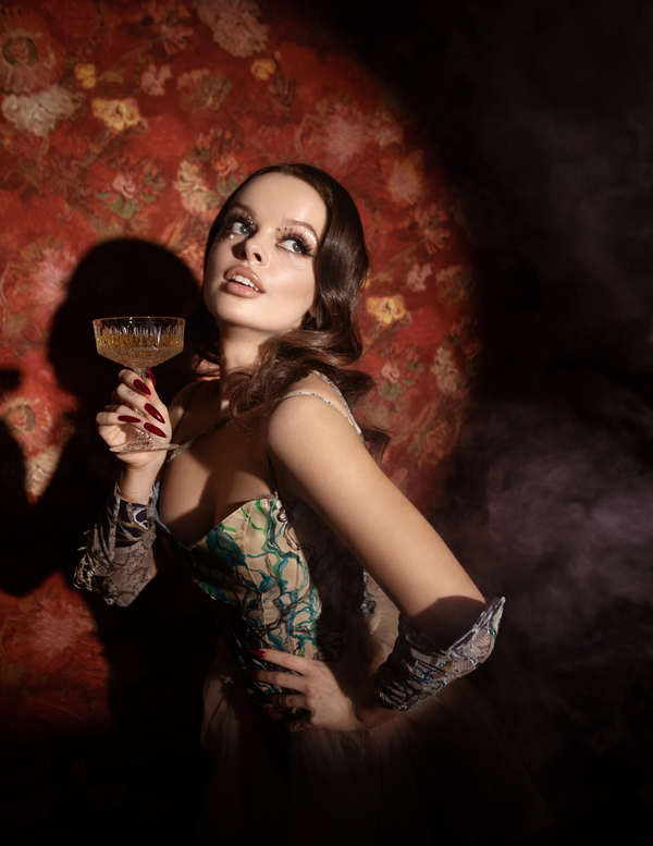 Burlesque famous vintage photoshoot editorial