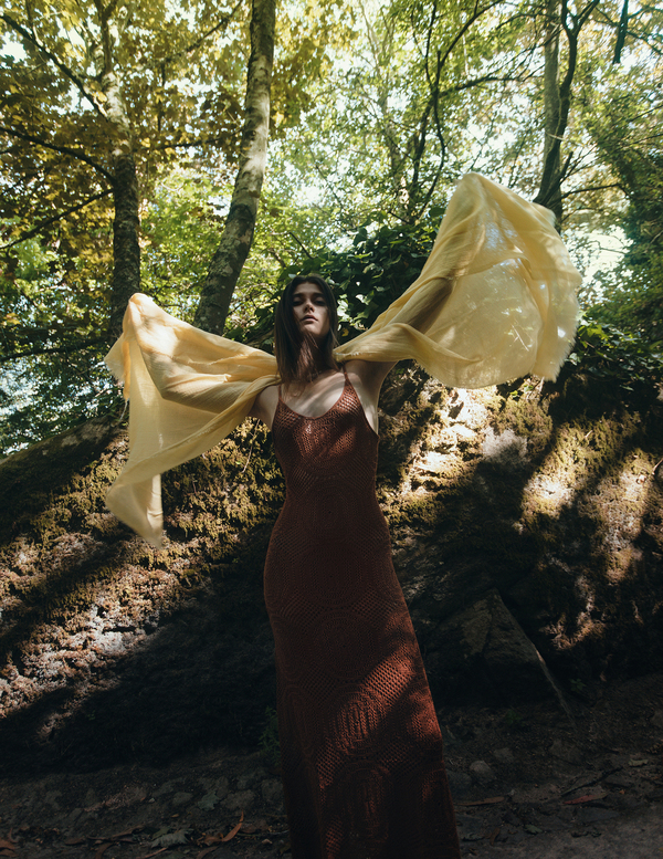 Model photoshoot in Sintra mountain, Portugal